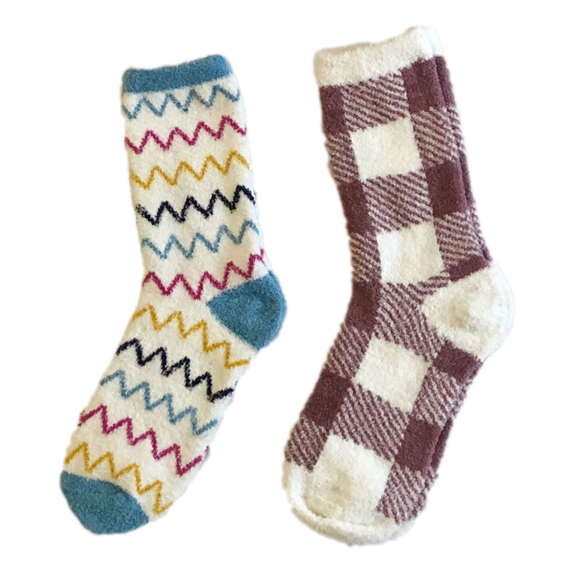 Soft And Cozy Socks For Woman Warm Plush Crew Socks